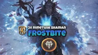 3x Rimetusk Shaman = Easy Frostbite Easy Game! - Legends of Runeterra Deck - FRELJORD Deck