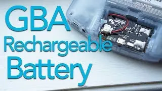 Retro Modding GBA Rechargeable Battery