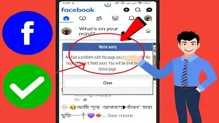 Fix Facebook Lite we're Sorry We had a problem with the page you tried to reach 2024