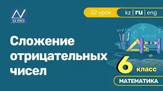 6 класс, 32 урок, Сложение отрицательных чисел