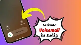 How to setup voicemail on iPhone in India || Enable voicemail option in India