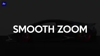 Smooth Zoom Blur Title Animation in Adobe Premiere Pro