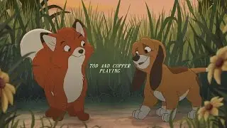 The Fox And The Hound 2 - Tod and Copper playing (HD)
