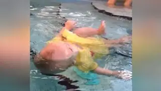 Mom Defends Video Showing 6-Month-Old Learning to Swim