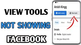 Facebook View Tools Option Not Showing // View Tools Problems
