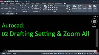 02 Autocad Drafting Setting and Zoom All