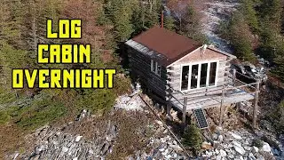 Log Cabin Overnight with my Dog