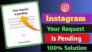 Your Request Is Pending Instagram || How to Fix your request is pending instagram problem