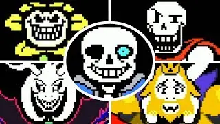 Undertale - All Bosses & Endings