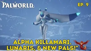 Palworld ~ Ep. 9 ⚔️ Alpha Killamari Showdown! 🐾 Black Market & Hatching Eggs! | Beegarde Battle!