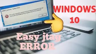 the code execution cannot proceed because easyutils.dll was not found  Easy jtag error fix win10pro