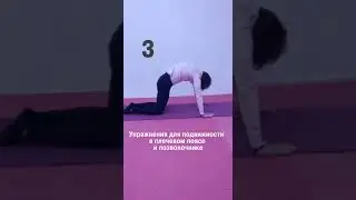 Упражнения для подвижности плечевого пояса и позвоночника🥰