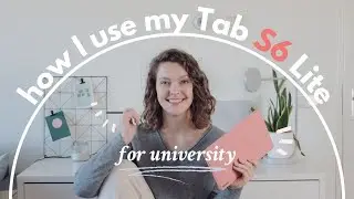 How I use my Tab S6 Lite for university *cheaper iPad alternative* | Samsung Notes, Xodo PDF🗒️🖋️