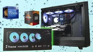 How to Install a Liquid Cooling System in a PC - Fractal Design Lumen S36 RGB Review