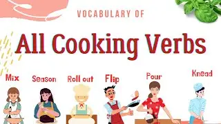 Lesson 10: All cooking Verbs Vocabulary |Learn English Vocabulary 