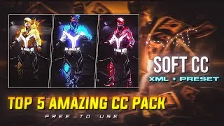 Top 5 Hd Premium CC FF Alightmotion Preset | Free Fire HD Quality CC Pack | FF Glow Effect Xml