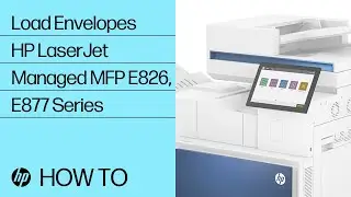 Load Envelopes | HP LaserJet Managed MFP E826, E877 Series | HP printers | HP Support