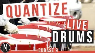 How to QUANTIZE LIVE DRUMS in CUBASE 9 -mixdown.online