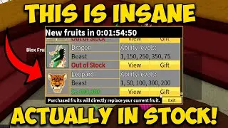 When the BEST fruit is actually in stock! (Blox Fruits)