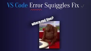 VS Code Tip | Error Squiggles Not Showing - FIX