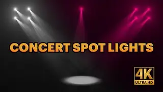 Stage Lights green screen + Overlay + Colors tint | Concert Lights show | FREE effect | 4K