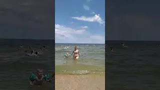 Прогулки по берегу Азовского моря в станице Голубицкая