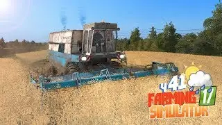 Farming Simulator 17 - Один день год кормит! Жаркий уборочный день с Федором и Костиком Сирко собака