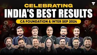 Celebrating India’s Top CA Results! CA Foundation & Inter Sep 2024 🎉 |  The AIRs Factory 🎖️