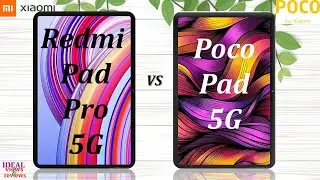 Redmi Pad Pro 5G vs Xiaomi Poco Pad 5G
