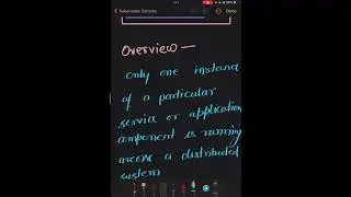 What is singleton pattern in Kubernetes design pattern Full Video : https://youtu.be/LZ2suSIujw8
