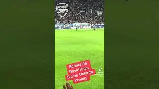 Scenes As David Raya Saves Penalty V Atalanta 19/9/24