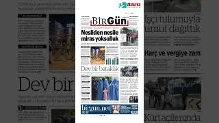 BirGün Gazetesi 1. Sayfa - 31 Aralık 2024
