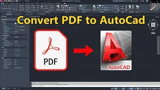 How to Convert PDF to AutoCad