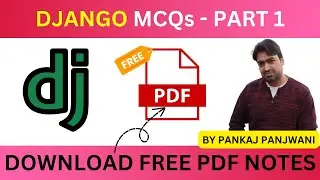 Django MCQs - Part 1 | Must-Know MCQs | In Hindi | By Pankaj Panjwani