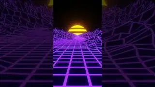 Synthwave | Chillwave | Retrowave Purple Neon Background Loop Preview 