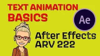 Text Animator Basics After Effects Tutorial