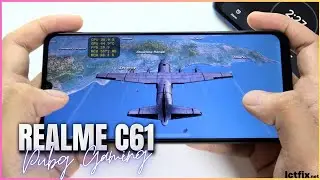 Realme C61 PUBG Mobile Gaming test | Unisoc Tiger T612, 90Hz Display