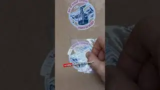 Отличие наклеек UV DTF с сильным и слабым клеевым слоем  #uvdtf
