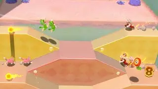 Super Mario 3D World - World 2-4 Really Rolling Hills / World 2-5 Double Cherry Pass