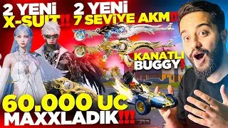 OYUNDA İLK! 2 YENİ NİHAİ SET ve 2 YENİ 7 SEVİYE AKM GELDİ! 60.000 UC FULLEDİK! PUBG Mobile