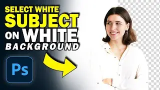 How to Select a White Subject On White Background | Photoshop Shorts Tutorial 