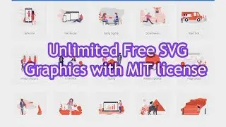 Unlimited Free SVG Graphics with MIT license