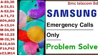 Samsung Galaxy Not registered on network only emergency calls -Fixed 2024। Not Registered On Network