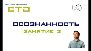 СТО Осознанность Занятие №3 (начало)