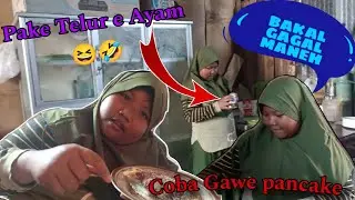 GAGAL BIKIN PANCAKE NYA GAESS 😭