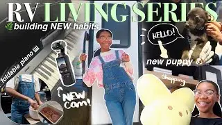 🌱 Building a NEW life in our new RV as a teen! ~ shopping, new puppy, & new habits!