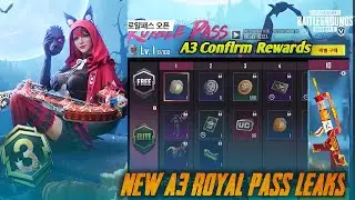 A3 Rp Leaks Pubg/BGMI 🥰 A3 Rp Confirm 100 Rp Reward | A3 Royal Pass 1 to 100 Rp Rewards Leaks