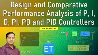 Design and Comparative Performance Analysis of P, I, D, PI, PD & PID controllers