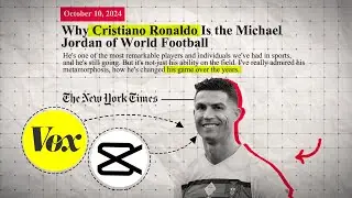 How to Edit like Vox in Capcut