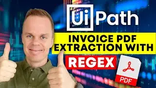 How to extract data from PDFs with RegEx in UiPath - Full Tutorial